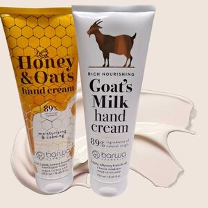 Barwa 2 Hand Cream Set - Honey & Oats and Goat's Milk